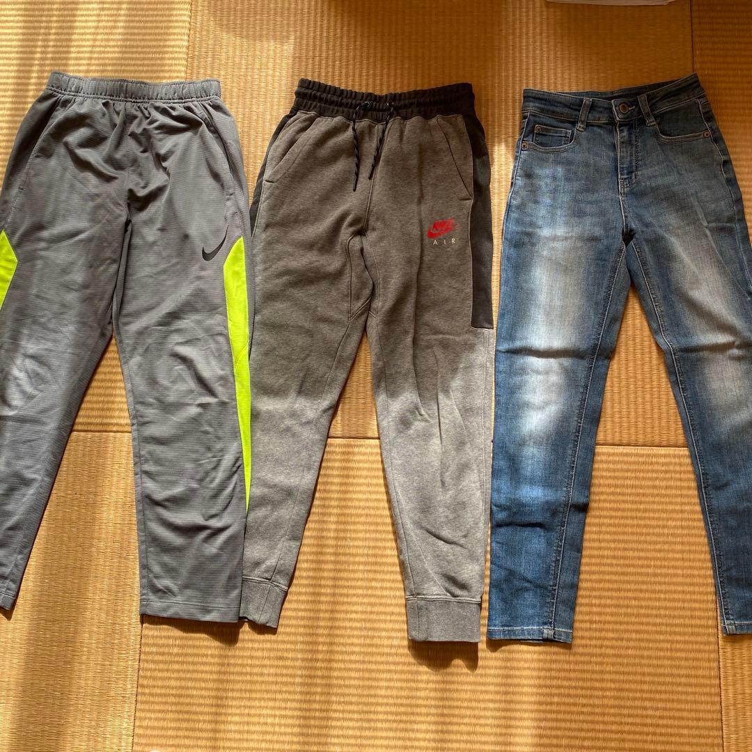 150サイズ男の子　まとめ売り　11点セット パーカーフリースパンツNIKE他