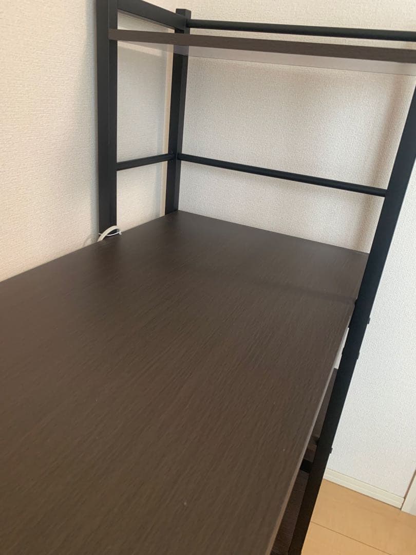 ダークブラウン ワークデスク 幅110cm
