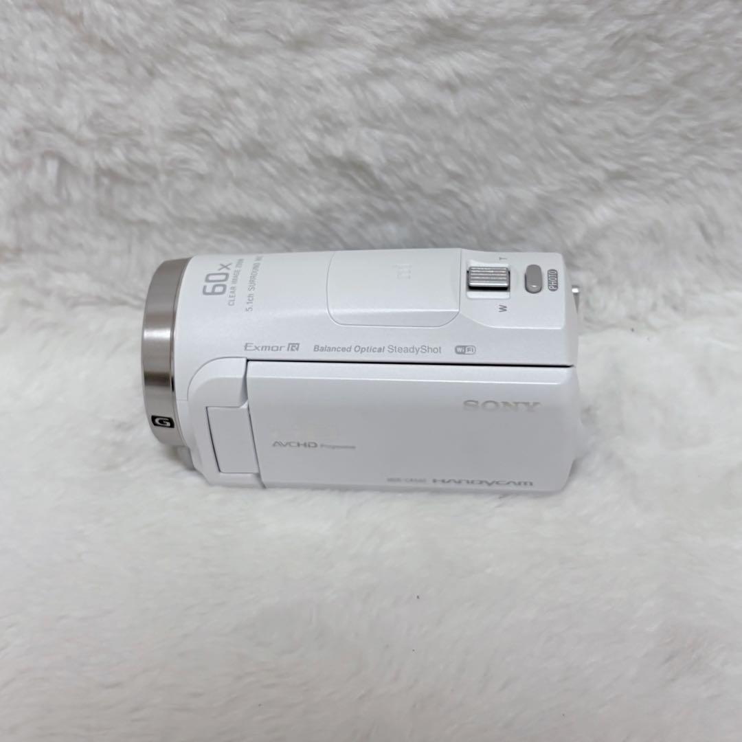 【極美品】SONY HDR-CX680 HANDYCAM 21年製 ホワイト