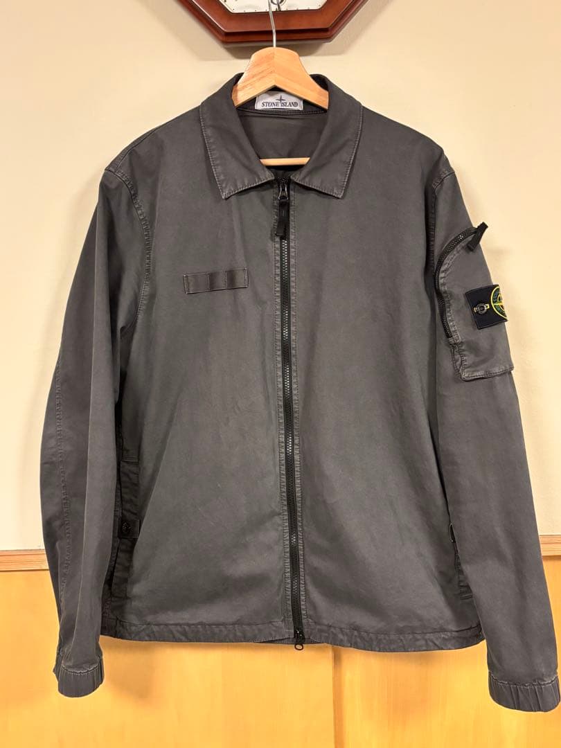 STONE  25SS オーバーシャツ　オールドエフェクト　L