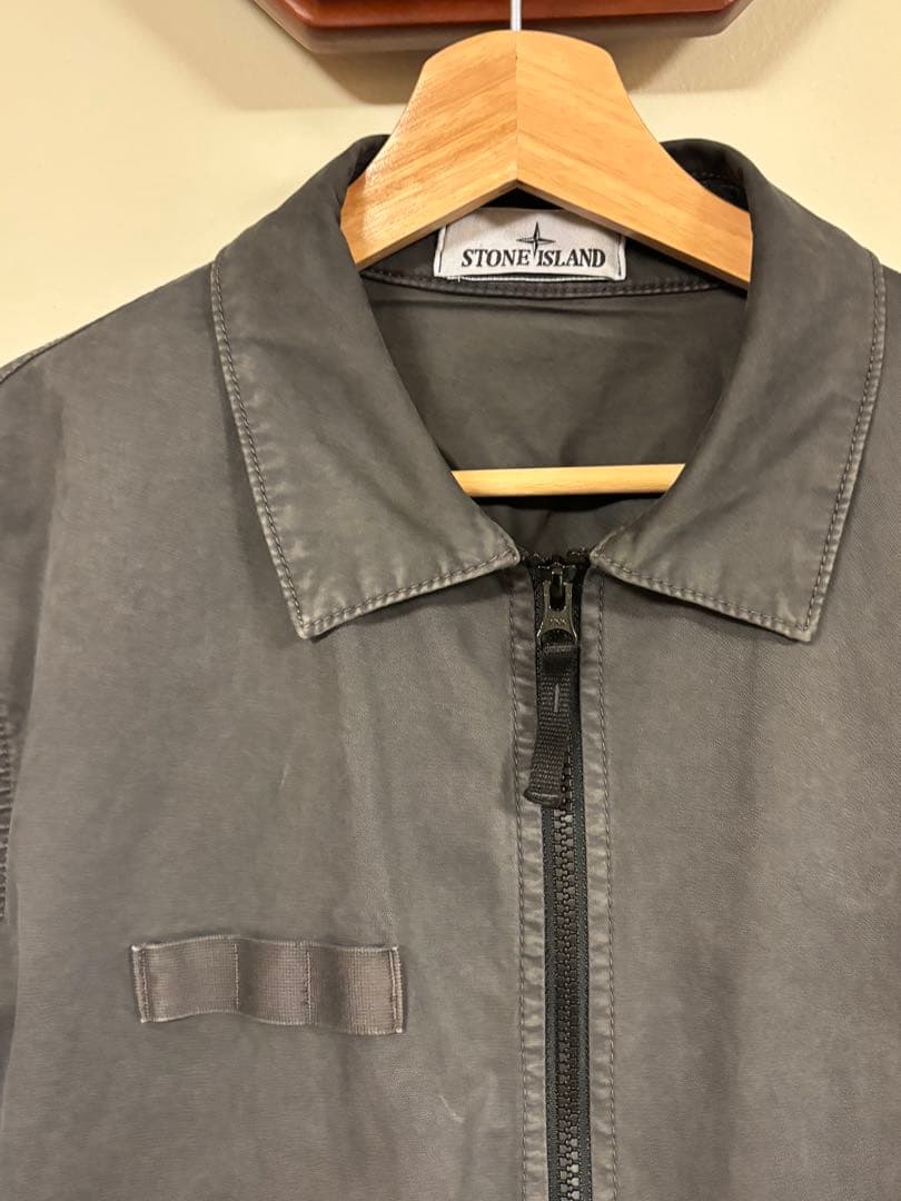 STONE  25SS オーバーシャツ　オールドエフェクト　L