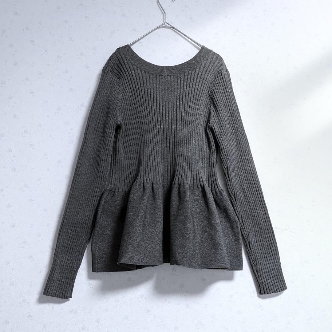美品 24AW GALLARDAGALANTE ペプラム2WAYカーデ