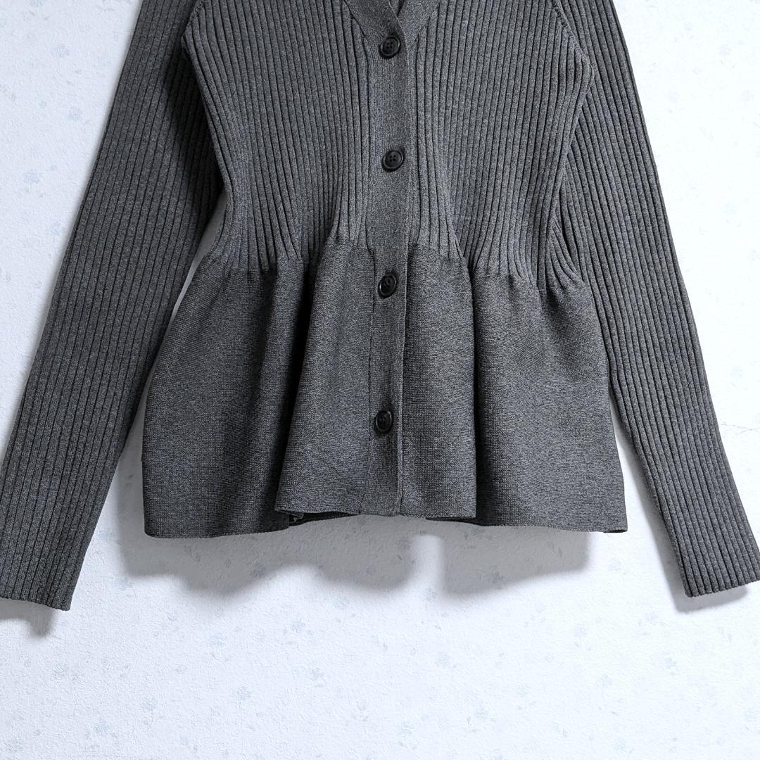 美品 24AW GALLARDAGALANTE ペプラム2WAYカーデ