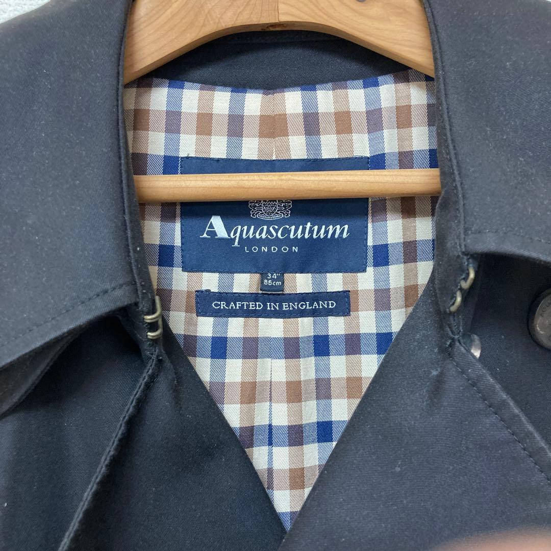 Aquascutum トレンチコート　英国製　34