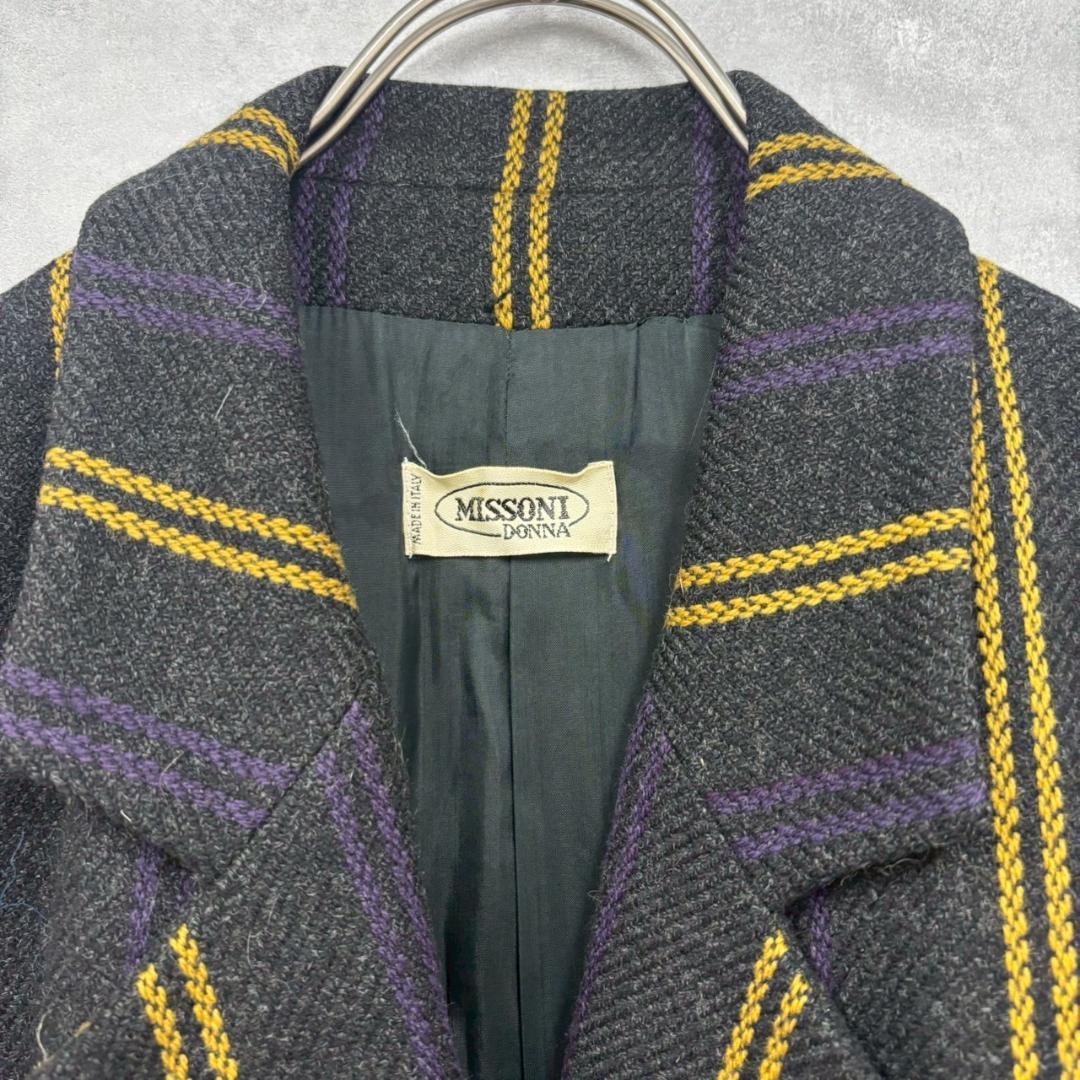 90s vintage MISSONI ストライプJKT イタリア製 N2317