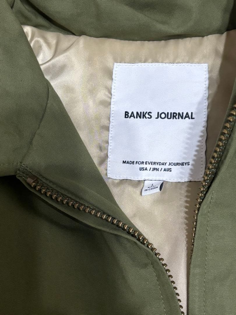 【美品】BANKS JOURNAL EMB OUTER／Lサイズ