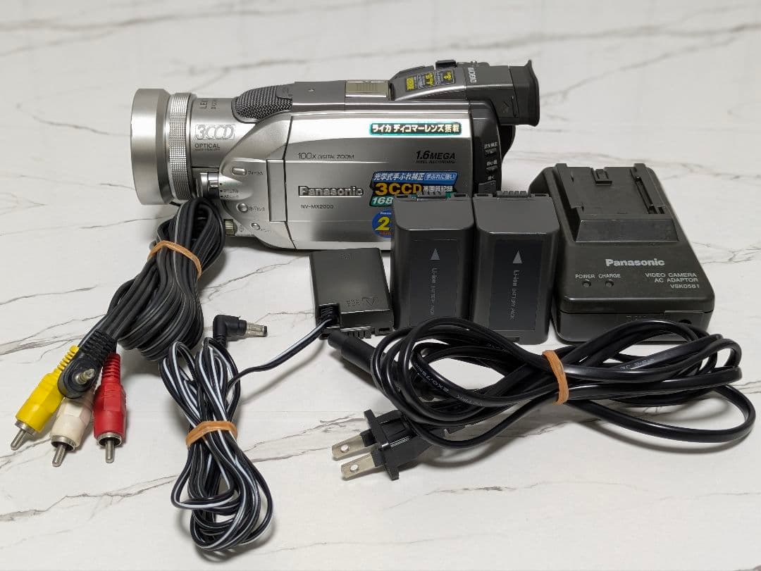 【再生機】Panasonic　NV-MX2000　MiniDV対応　セット