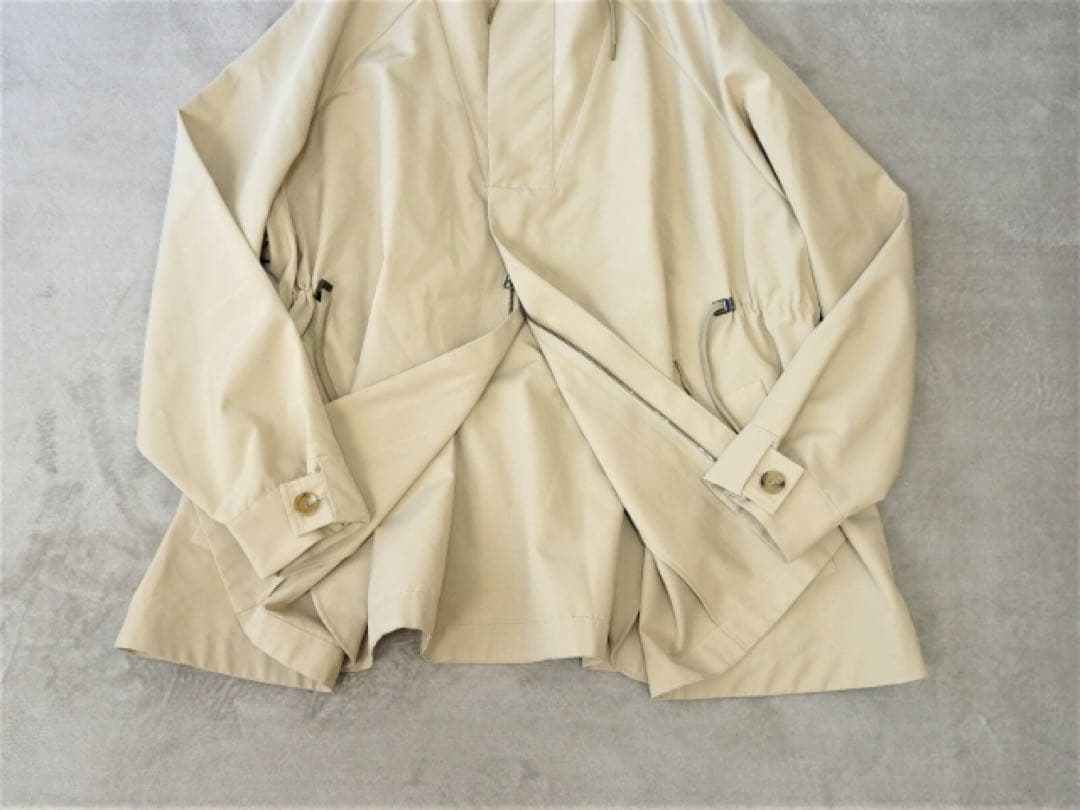 【ヴァシュモン】リサイクルシェル タフタ ショートコート ショートトレンチコート