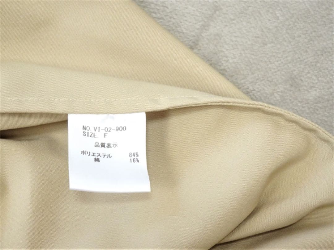 【ヴァシュモン】リサイクルシェル タフタ ショートコート ショートトレンチコート