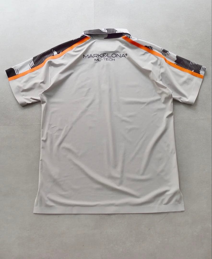 【美品】MARK&LONA MX-TECH ポロシャツ グレー　48(L)