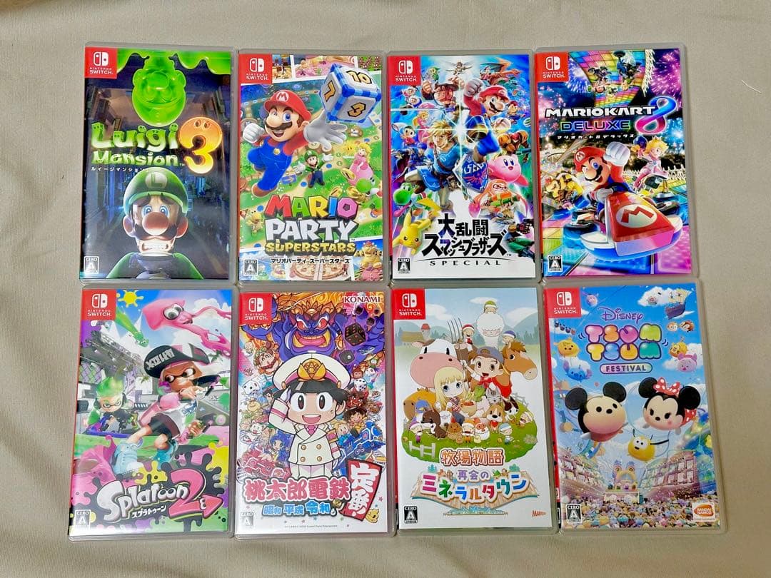 Nintendo Switch ソフト 8本まとめ売り