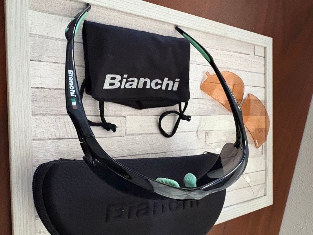 Bianchi スポーツサングラス 交換レンズ付き