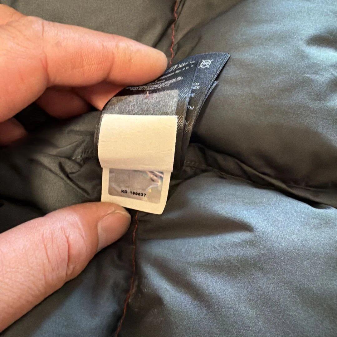 THE NORTH FACE ダウンベスト 赤黒 メンズ　L XL