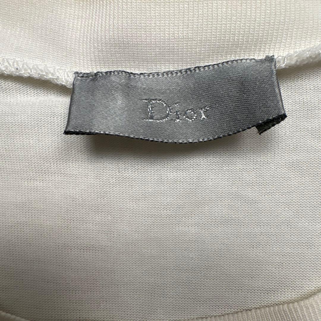 Dior HOMME Coal期　筆記体ロゴ プリントTシャツ　エディスリマン