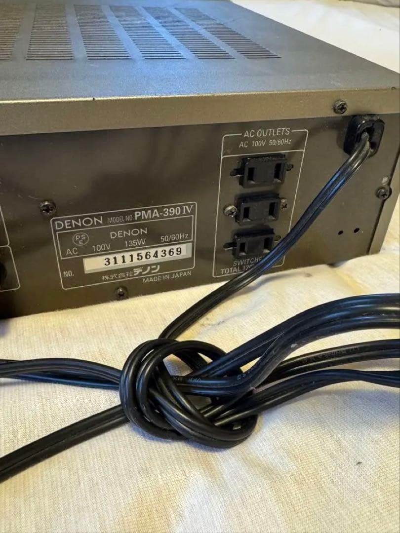 DENON PMA-390IV プリメインアンプ　※一部機能故障