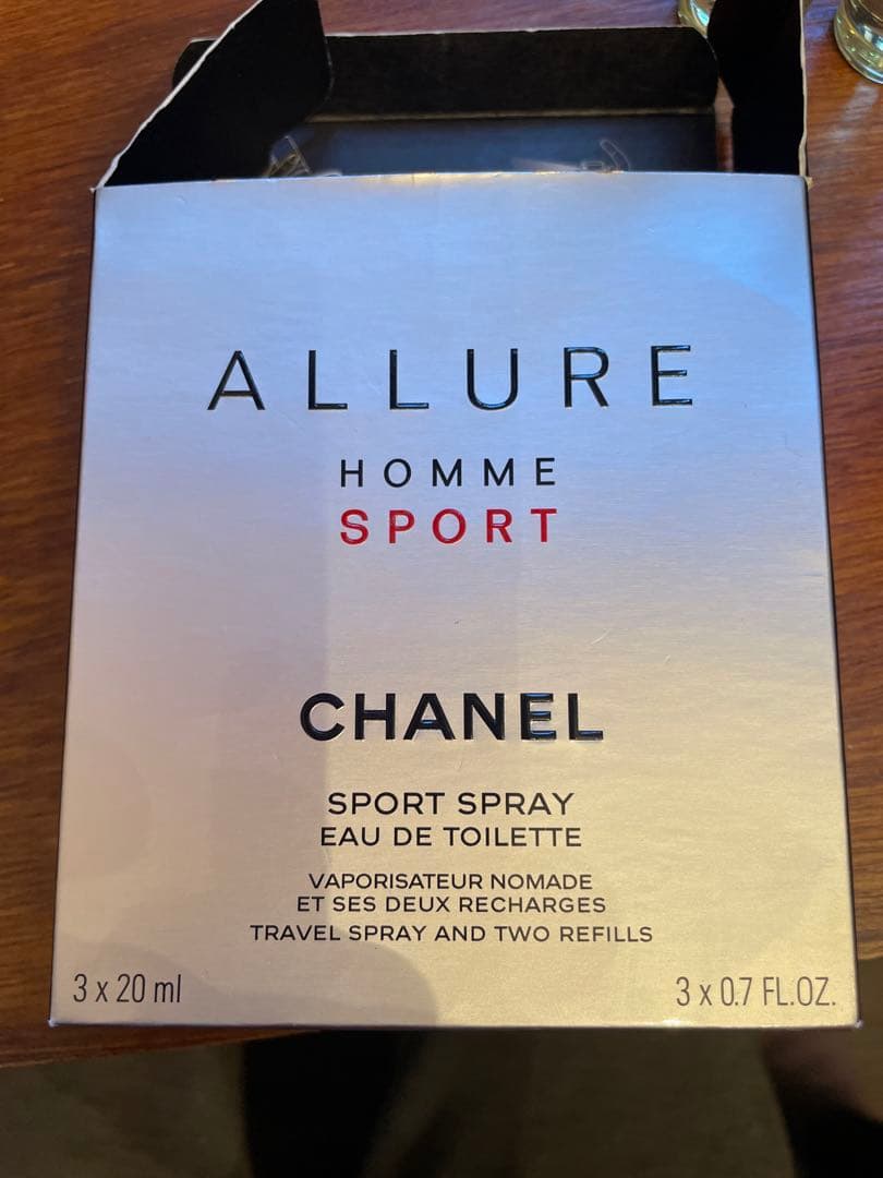 CHANEL ALLURE HOMME SPORT スプレー付 3本セット