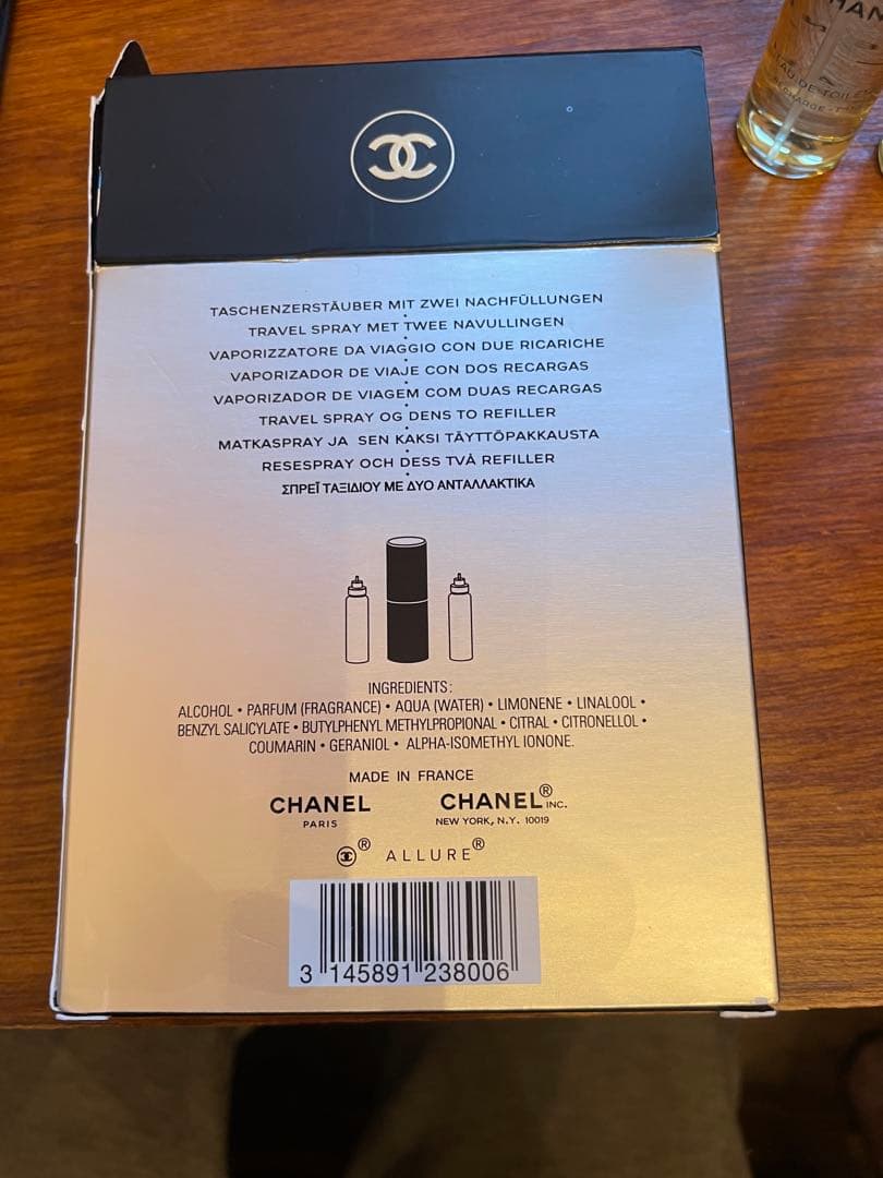 CHANEL ALLURE HOMME SPORT スプレー付 3本セット