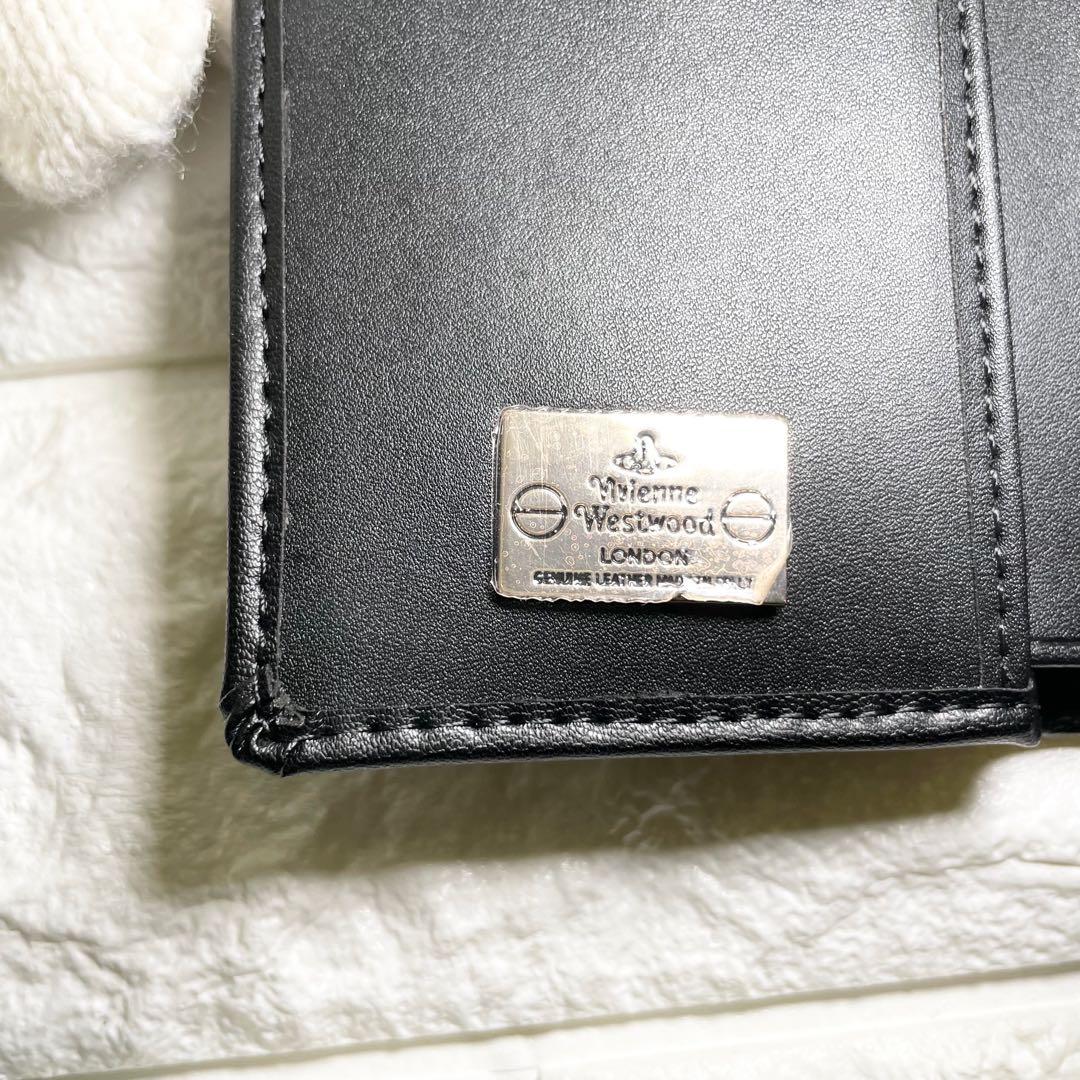 【新品・未使用】Vivienne Westwood 三つ折り財布 ブラック