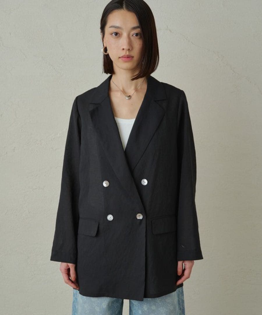 MimicLOUNGEDRESSリネンライクシアージャケット定価2.1万円