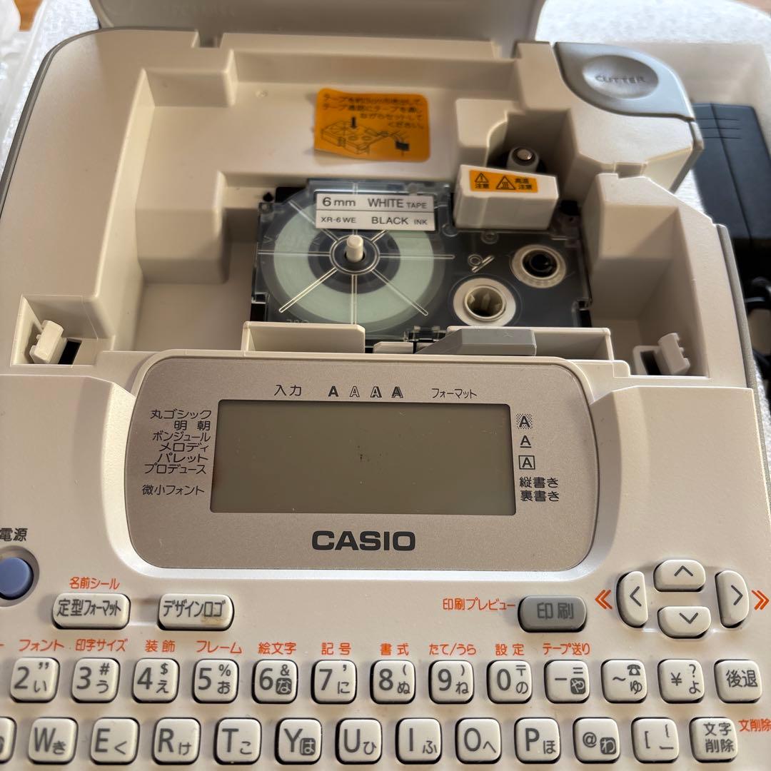 CASIO NAME LAND KL-H75 ラベル　ライター