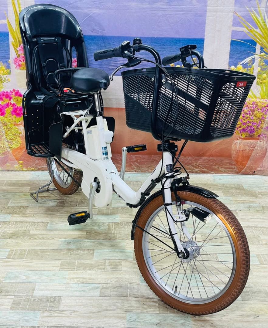 パナソニックギュット⭐️12AH！子供乗せ電動アシスト自転車Y3562