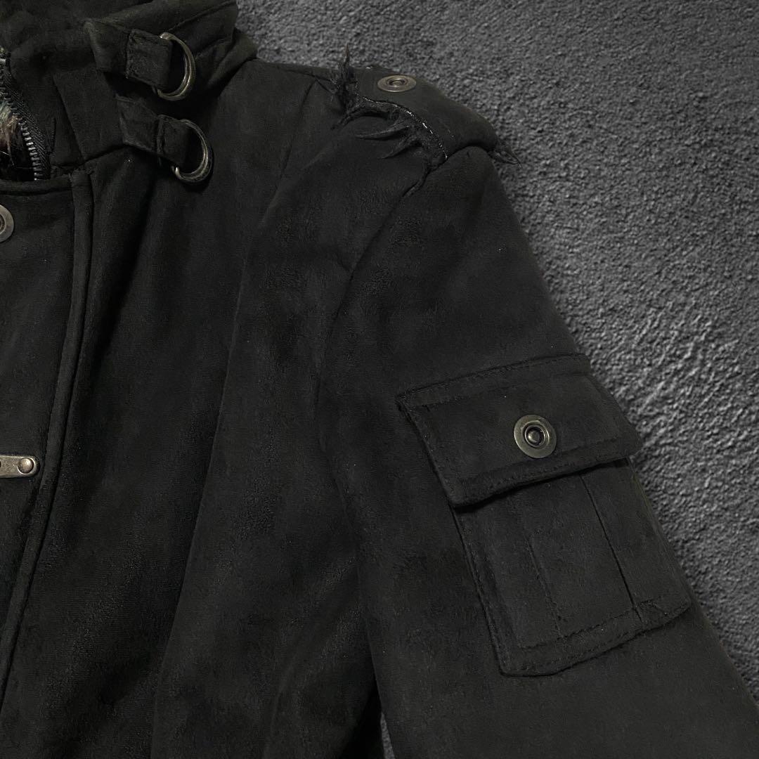 ジャケット・アウター in the attic fur hooded fireman jacket