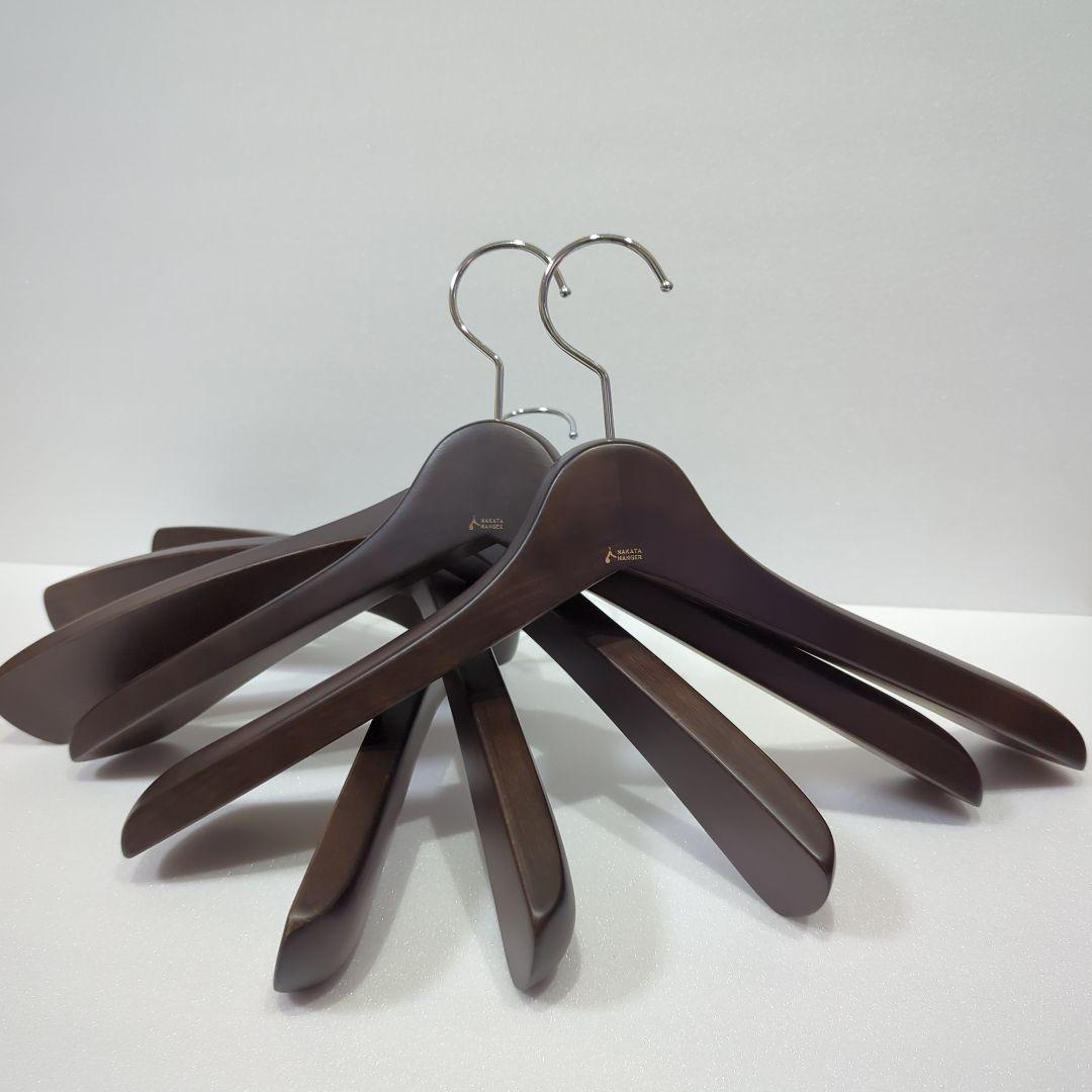 NAKATA HANGER スモークブラウン ジャケットハンガー 5本セット