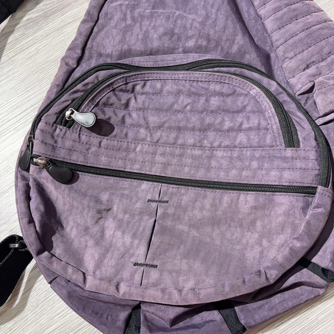 HEALTHY BACK BAG / BIG BAG パープル ポーチ付き