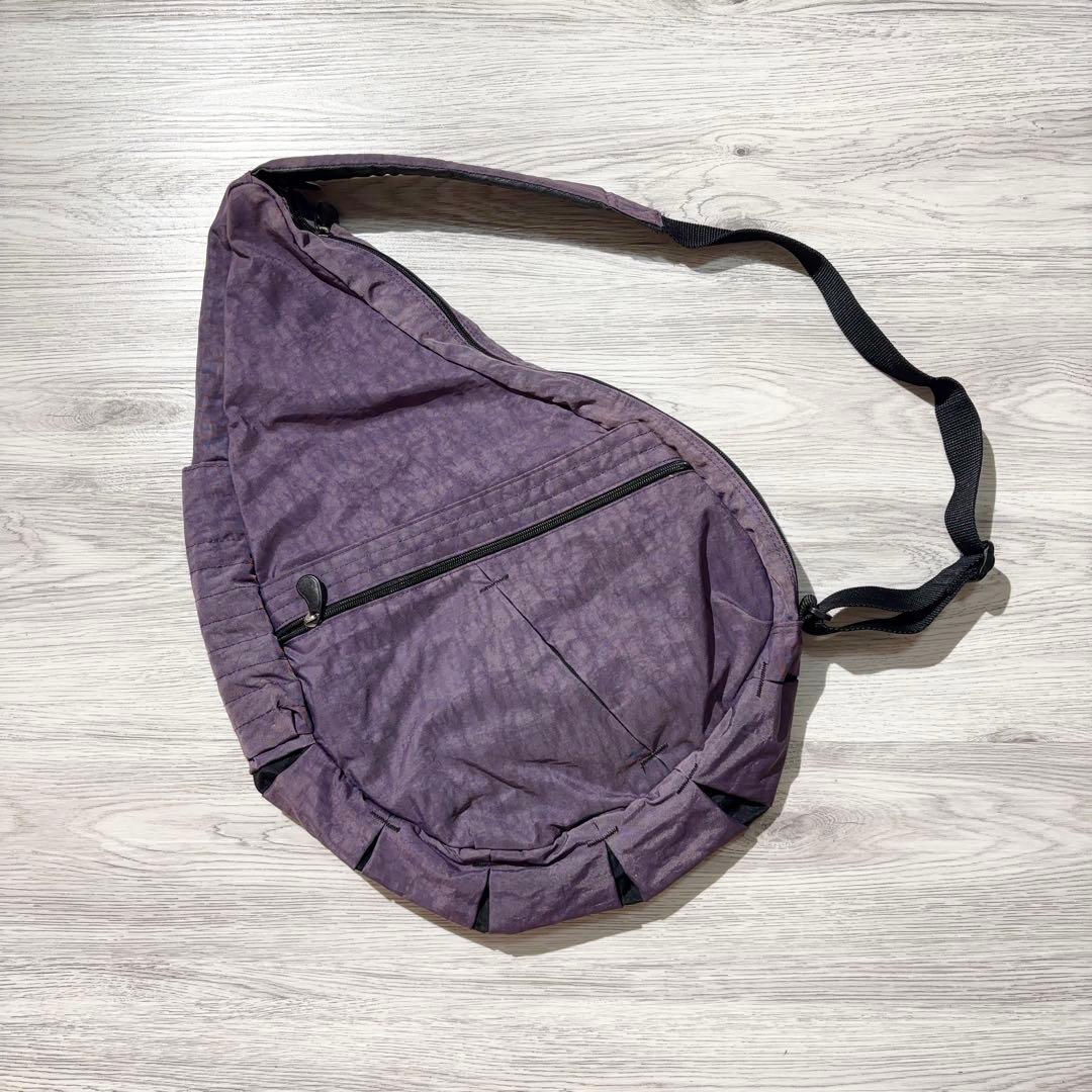 HEALTHY BACK BAG / BIG BAG パープル ポーチ付き