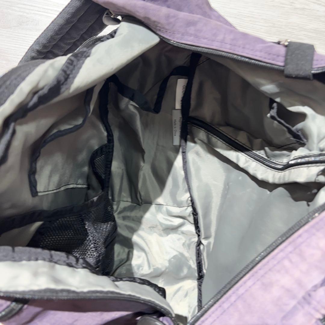 HEALTHY BACK BAG / BIG BAG パープル ポーチ付き