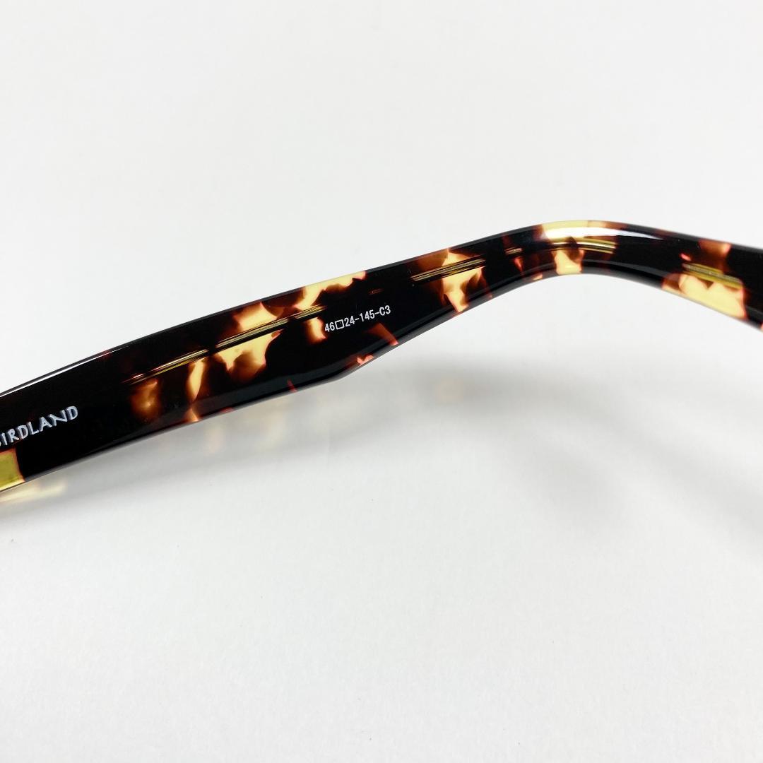 NEW. BIRDLAND サングラス 46□24-145デミ ブラウン