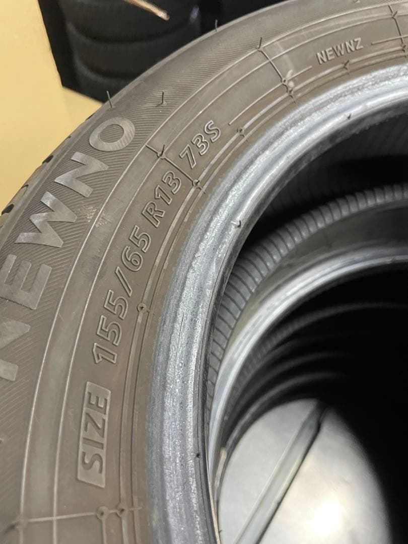 4本　ブリヂストン 155/65R13. 送料無料（一部地域除く）