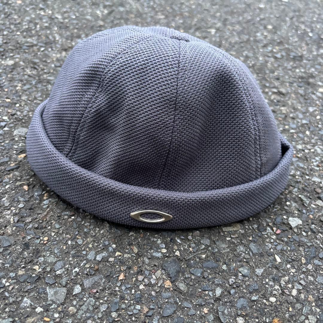 90s OAKLEY オークリー ビーニー ニット帽 フレックスキャップ テック