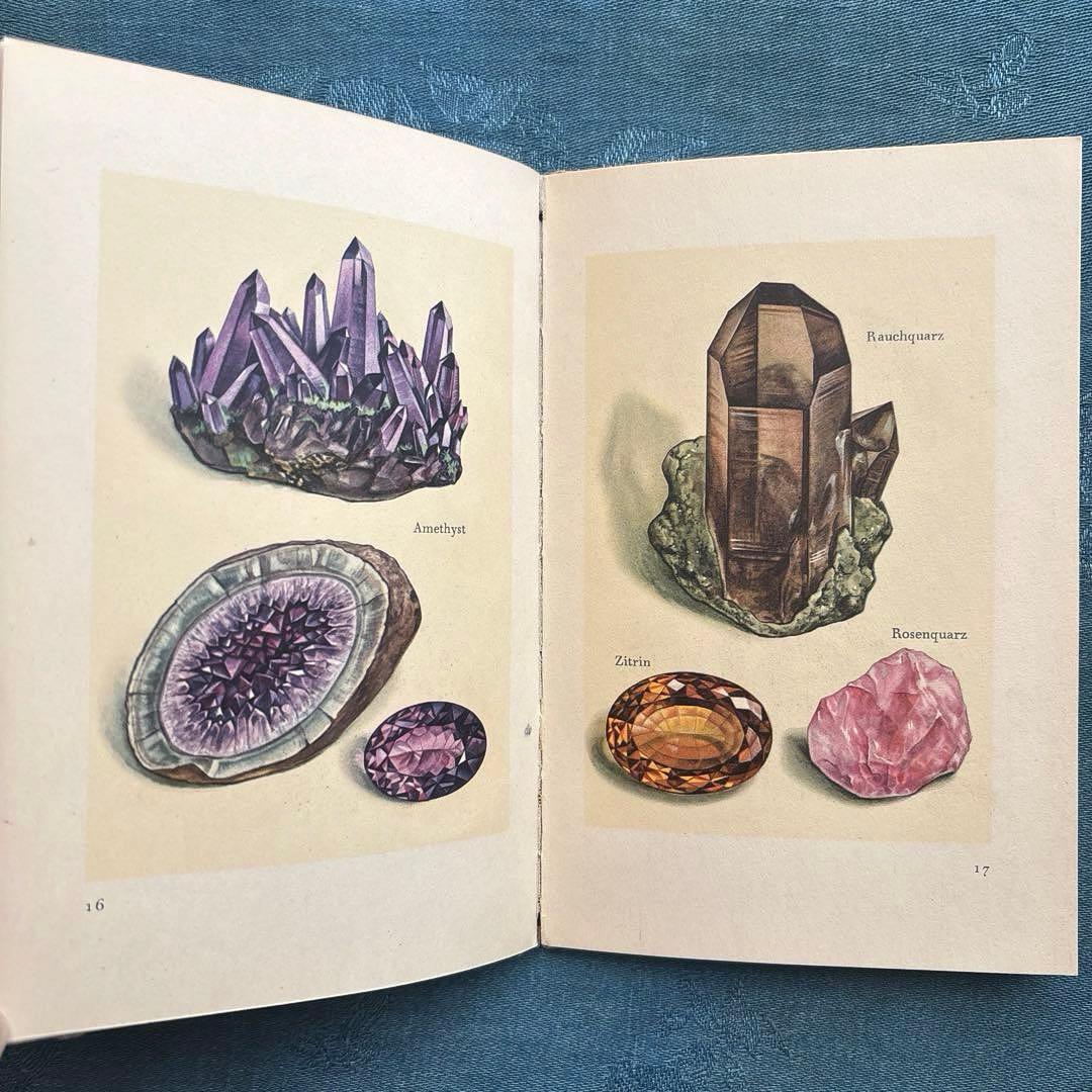 ヴィンテージ ドイツ洋書☘️インゼル文庫 54番 美しい鉱物