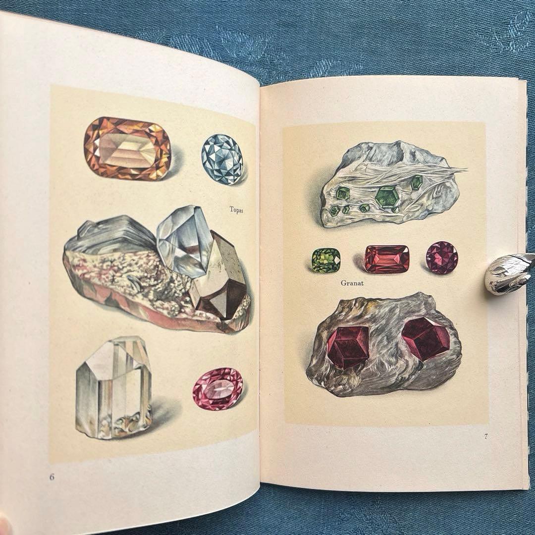 ヴィンテージ ドイツ洋書☘️インゼル文庫 54番 美しい鉱物