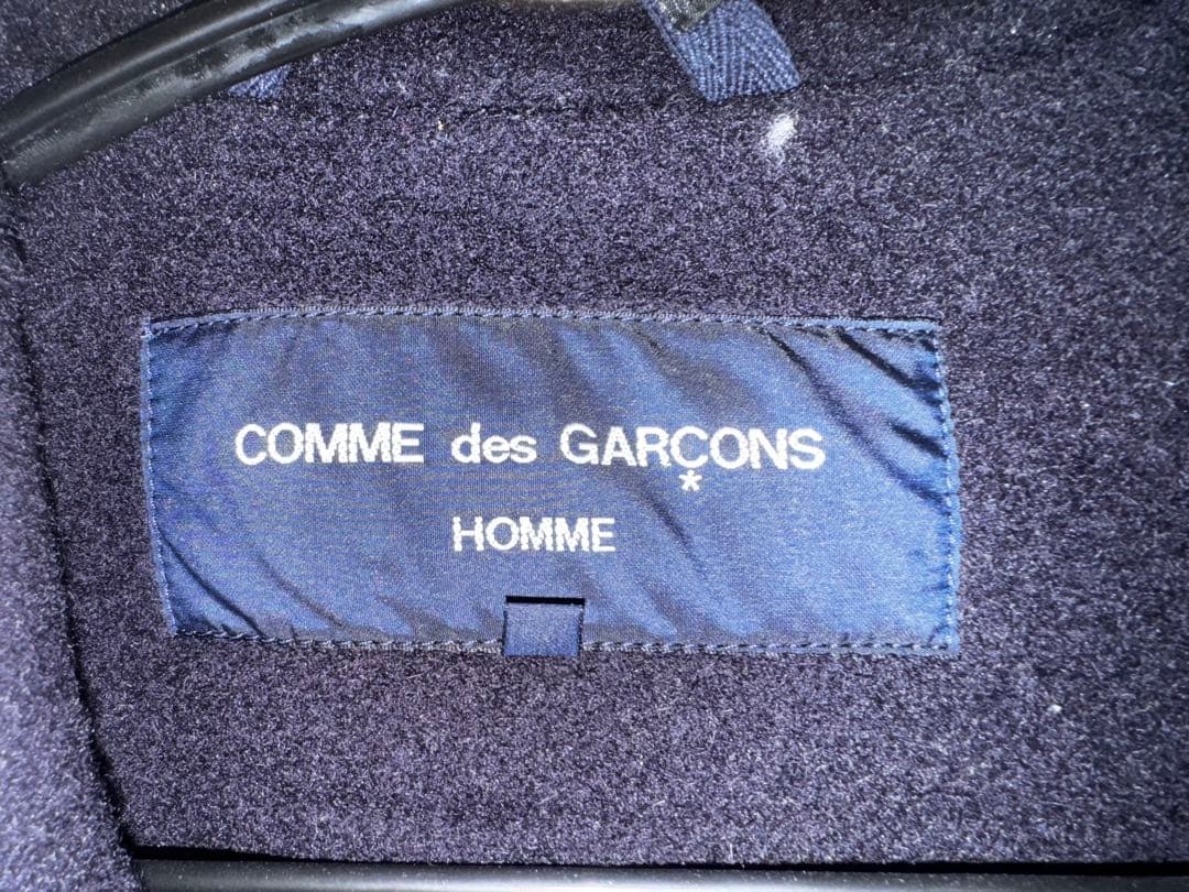 COMME des GARÇONS ダッフルコート ネイビー　Ｍサイズ