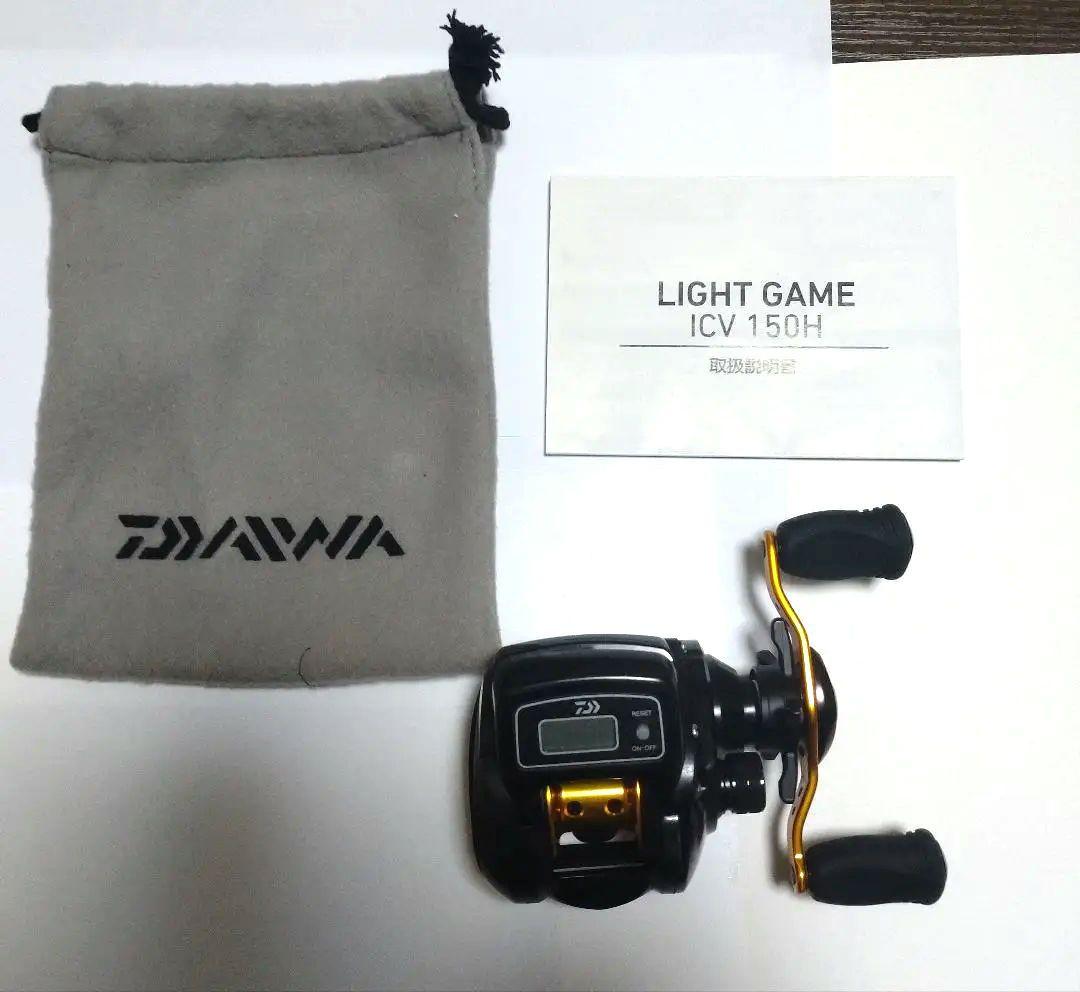 DAIWA ICV 150H リール 説明書、袋付き