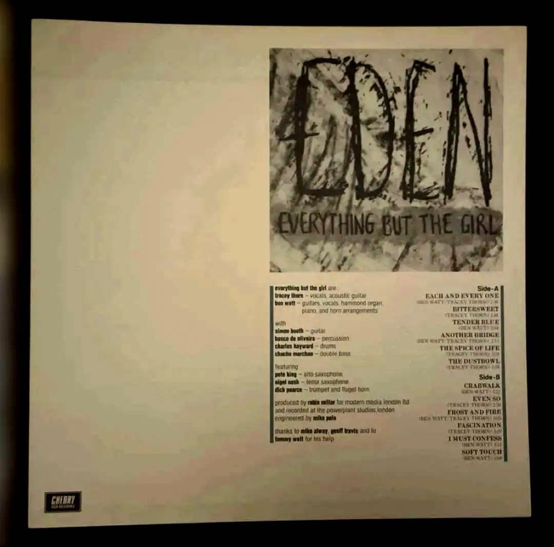 国内盤／帯付 EVERYTHING BUT THE GIRL/ EDEN