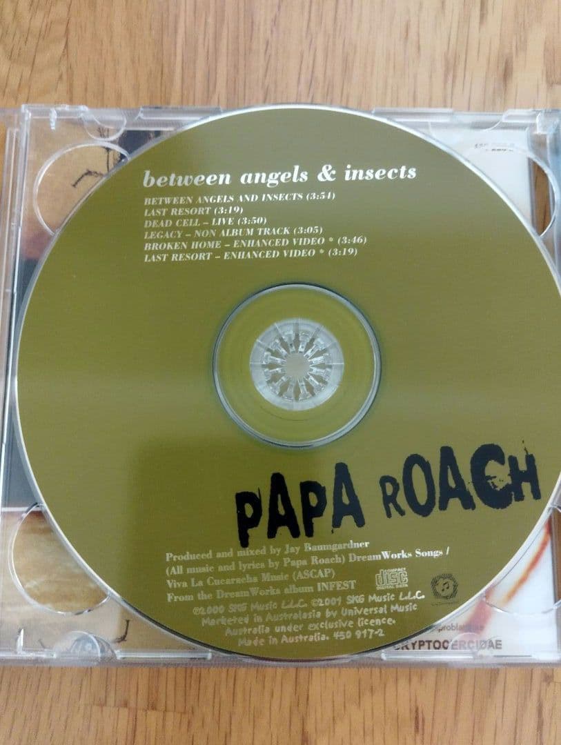 PAPAROACH INFEST BONUS DISC EDITION 輸入盤
