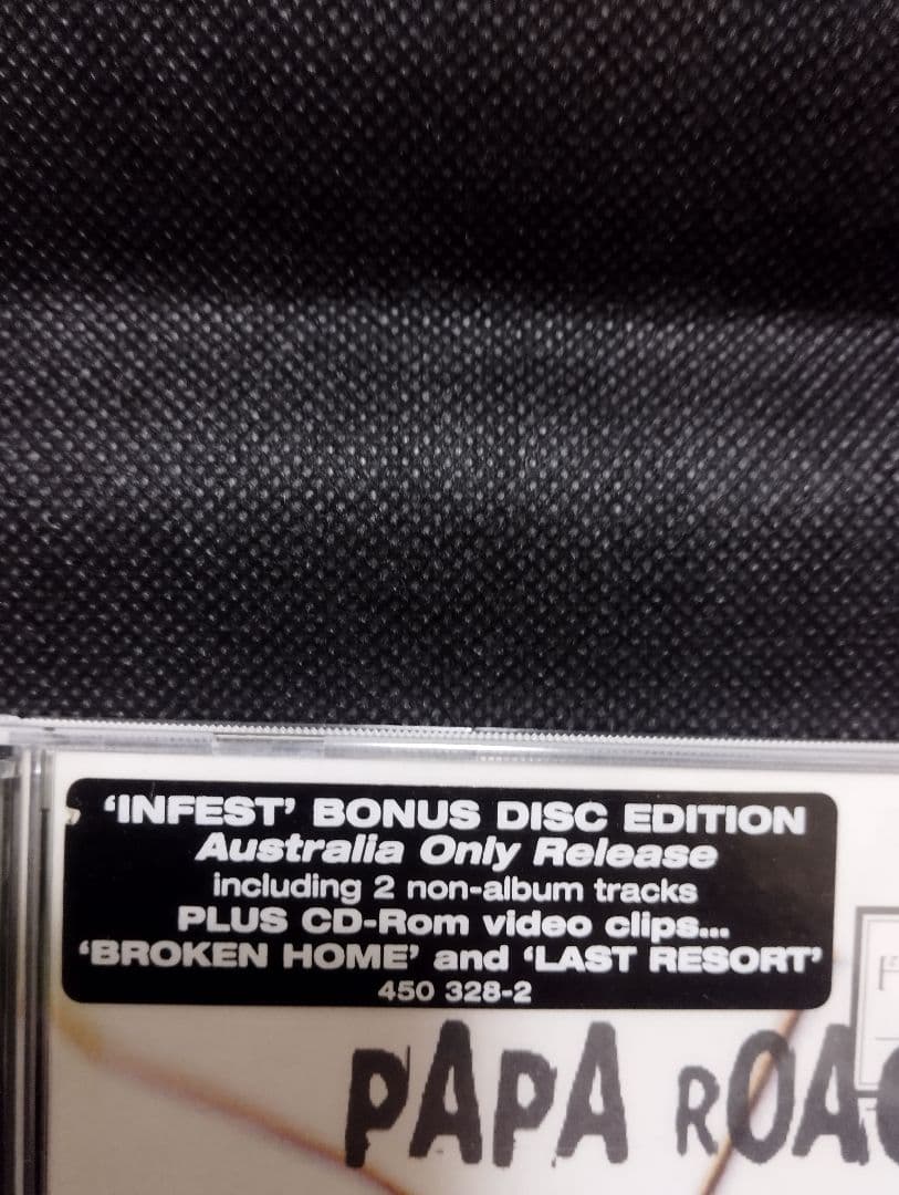 PAPAROACH INFEST BONUS DISC EDITION 輸入盤