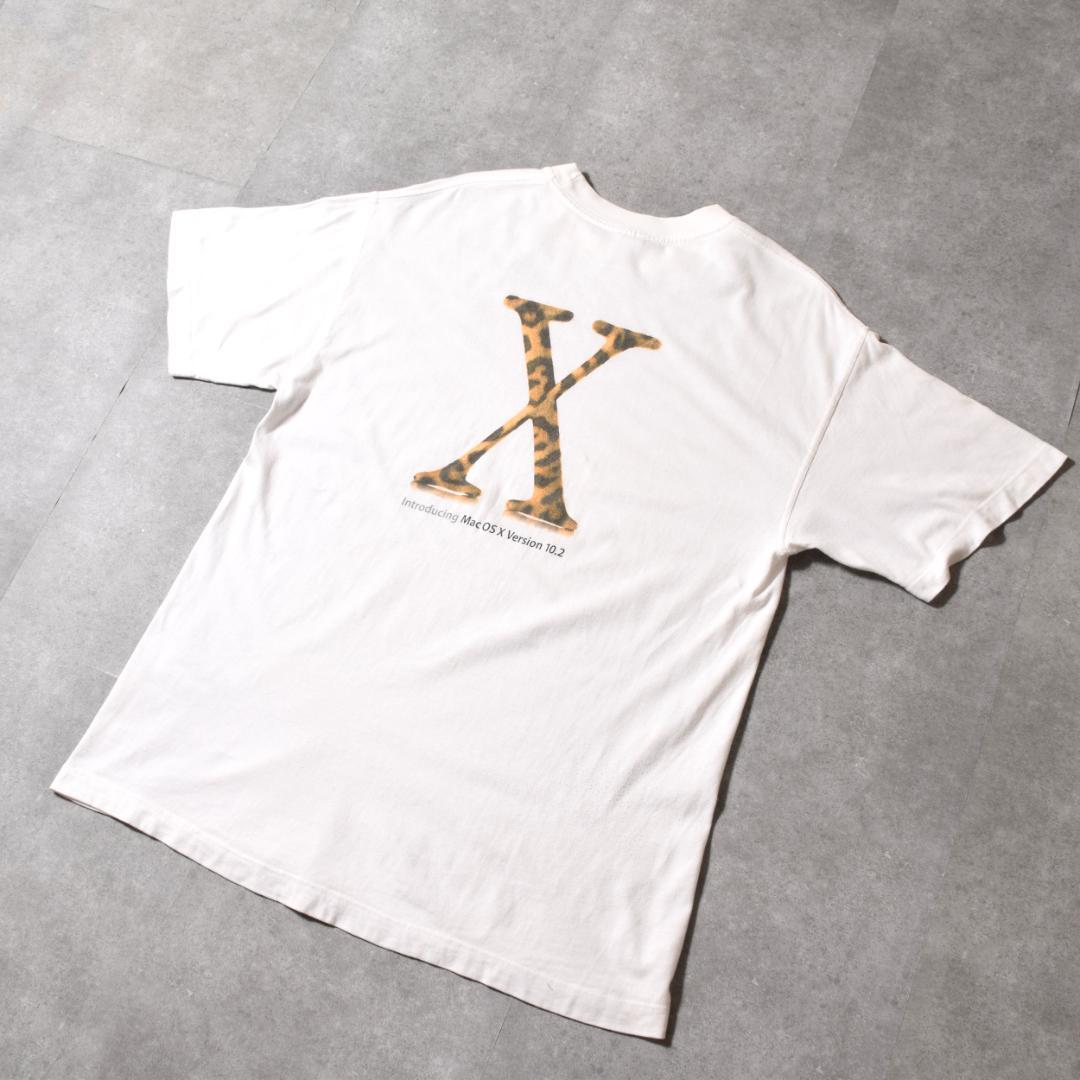 02's Apple ヴィンテージ Tシャツ ホワイト L アップル macos