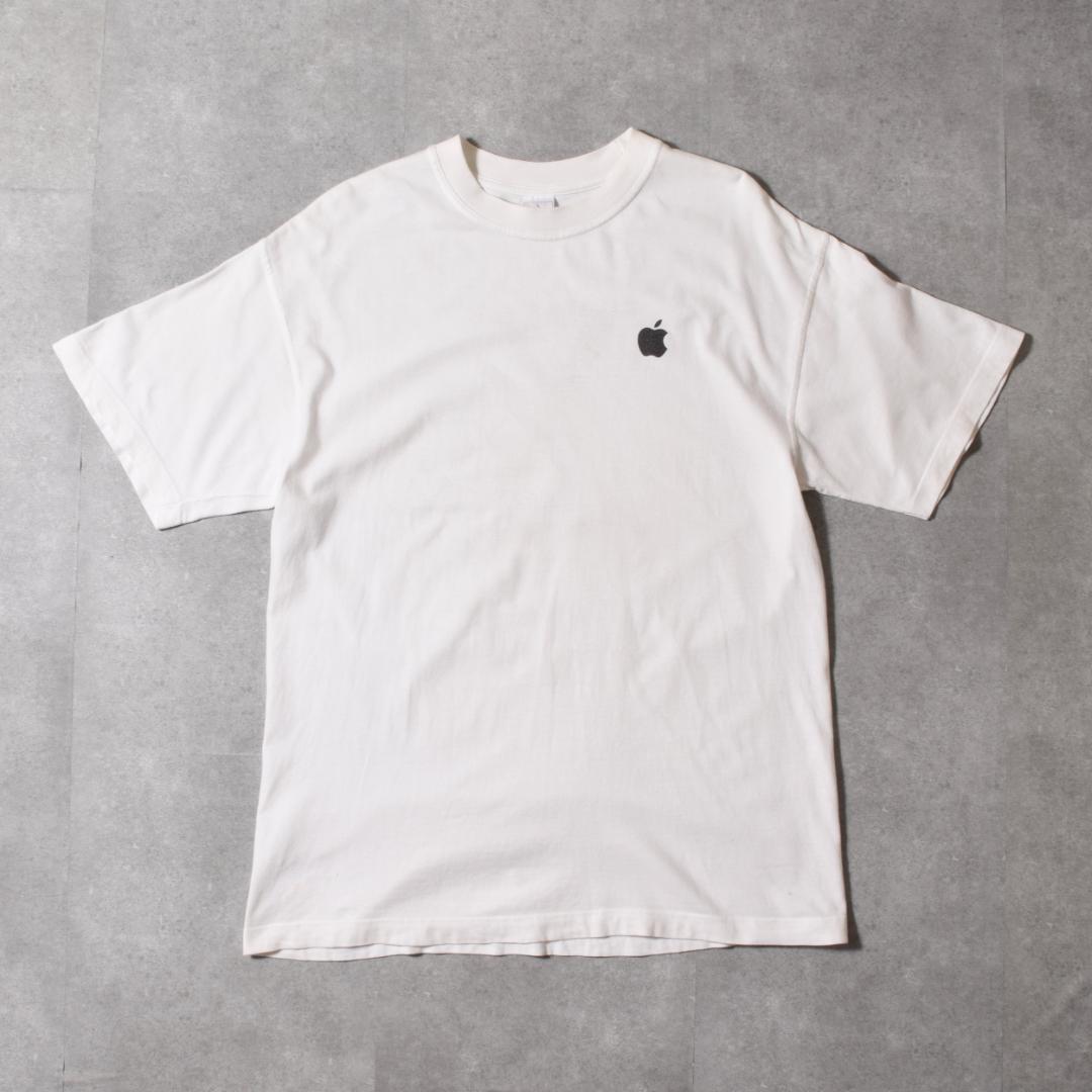 02's Apple ヴィンテージ Tシャツ ホワイト L アップル macos