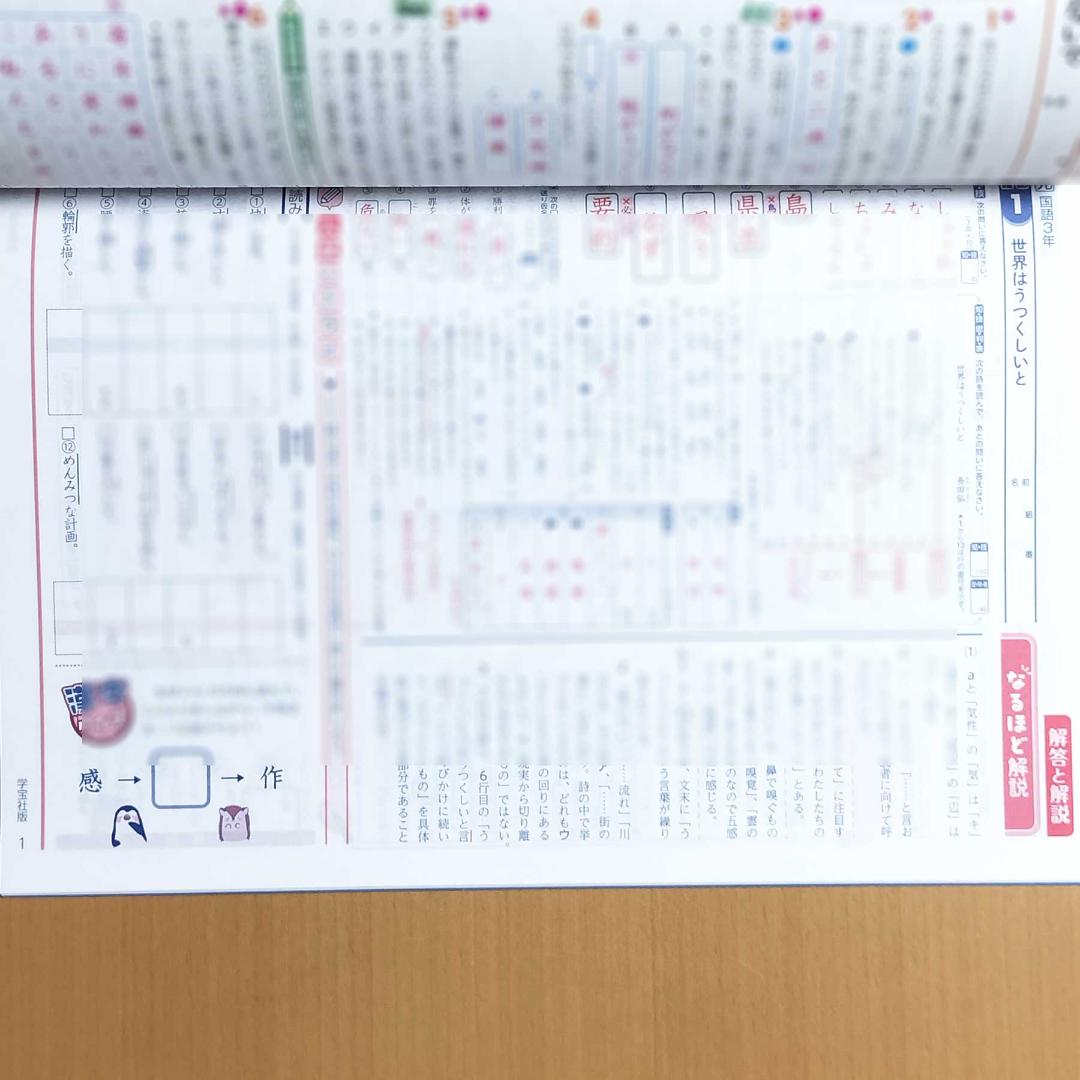 2026 確認から発展へ国語3年 光村図書版【教師用】単元プリント解答 答え 光