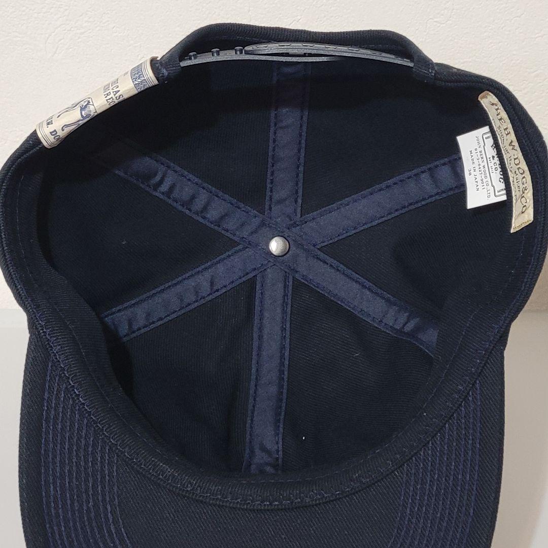 【美品】THE H.W.DOG&CO. トラッカーキャップ ネイビー 38
