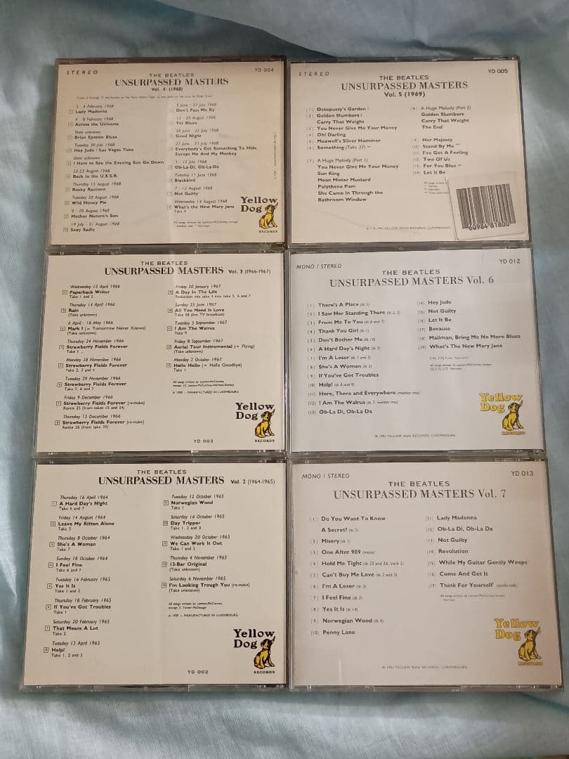 洋楽 THE BEATLES UNSURPASSED MADTERS VOL.1~7