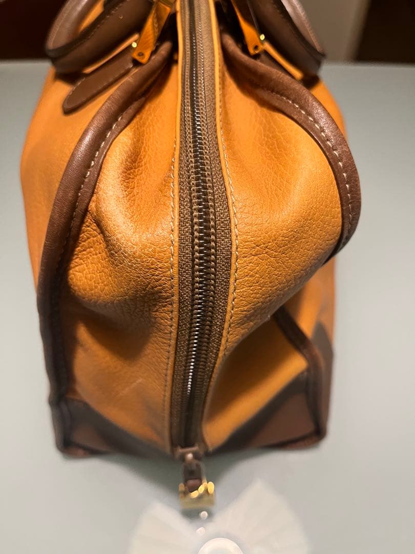 ⭕️ Loewe ロエベ アマソナ40 ボストンバッグ キャメルブラウン
