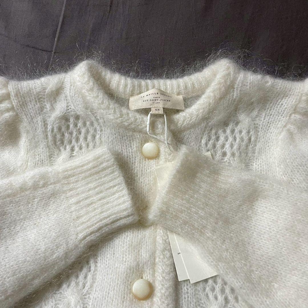 タグ付き未使用　SEZANE　セザンヌ　モヘア　カーディガン　XS