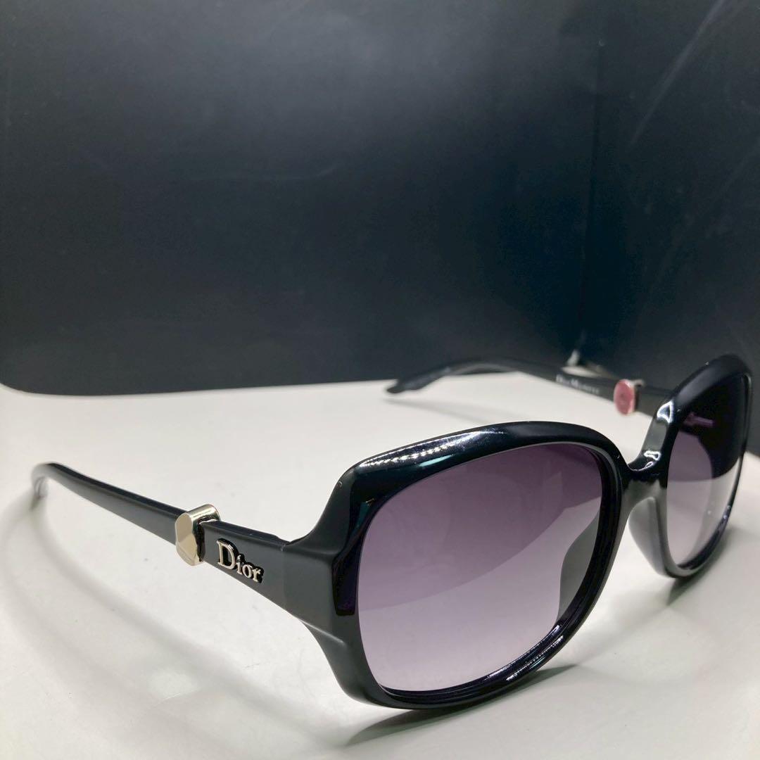Dior ロゴモチーフ サングラス ブラック ディオール　美品