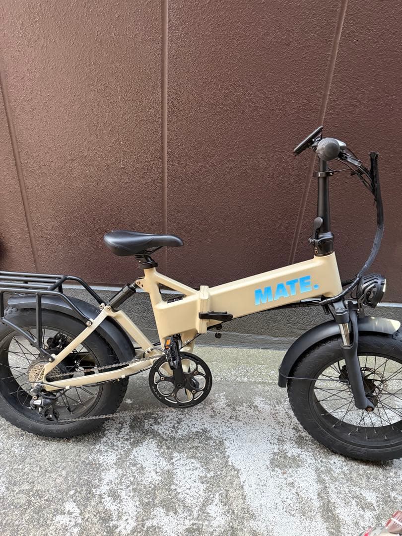 MATE X メイトバイク電動アシスト自転車　ベージュMATE BIKE