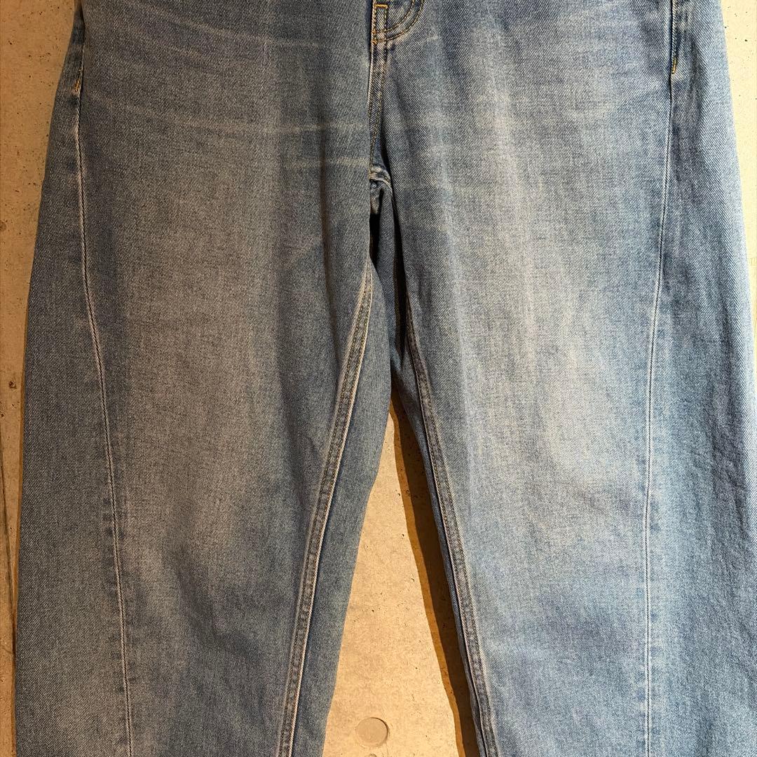 36 ルーズフィットアジャストデニム 青ADAM ET ROPE FEMME